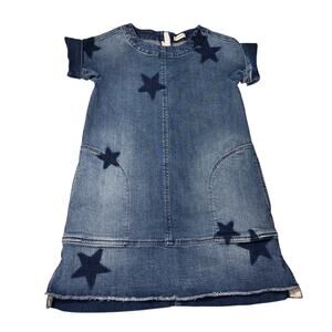 Crewcuts By J. Crew Star Print Dress Girls Size 7